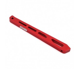 ARRMA Rear Center Chassis Brace Aluminio 120mm Rojo - ARA320568