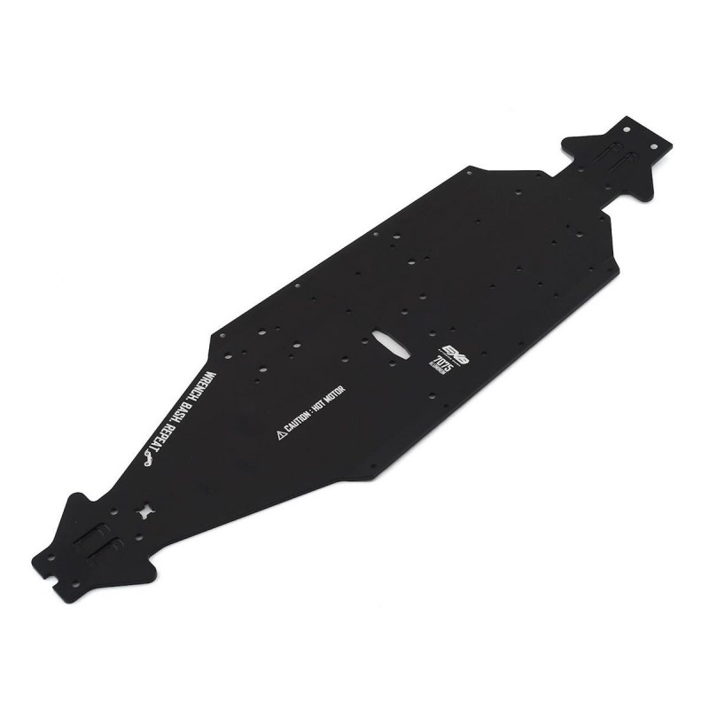 ARRMA Aluminum Chassis CNC 7075 T6 LWB Black - ARA320570