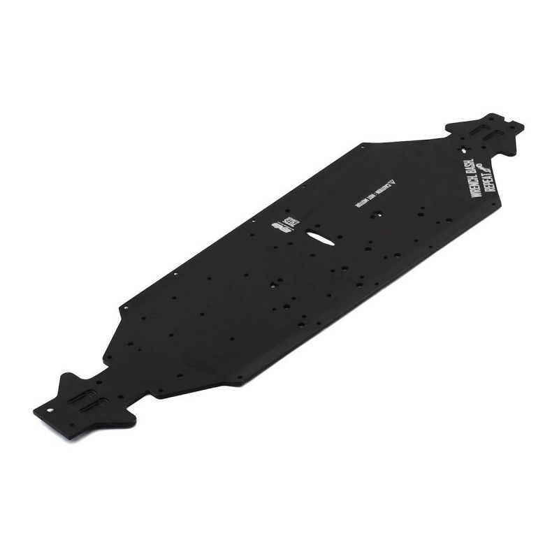 ARRMA Chasis de Aluminio CNC 7075 T6 XLWB Negro - ARA320610