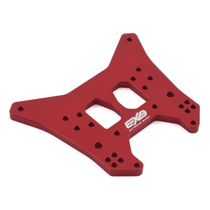 ARRMA Torre de amortiguador trasero CNC 7075 T6 Aluminio Rojo - ARA320612