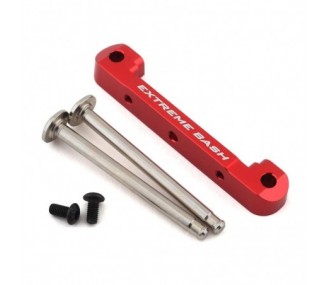 ARRMA Soporte de Suspensión Superior Delantero CNC Aluminio Rojo - ARA330659