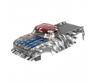 ARRMA INFRACTION 6S BLX Painted Body Silver/Red - ARA410006