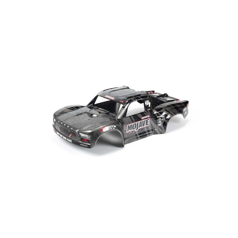 ARRMA MOJAVE 1/7 EXB Painted Decaled Trimmed Body Black - ARA411006