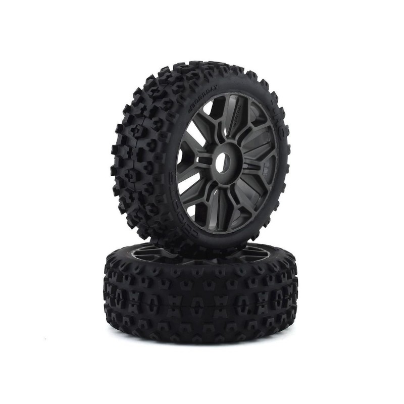 ARRMA Dboots 2HO Set di pneumatici incollati in metallo per pistola (2) - ARA550088