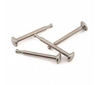 ARRMA Perno di montaggio ammortizzatore 3x33mm Argento (4) - ARA713032