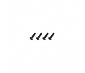 ARRMA Flat Head Hex Machine Screw M4x18mm (4) - ARA722418