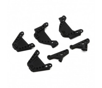 AXIAL Shock Towers & Panhard Mounts DE/RR: SCX10III - AXI231017