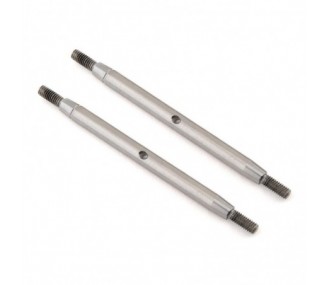 Eslabón axial de acero inoxidable M6x 88mm (2pcs): SCX10III - AXI234012