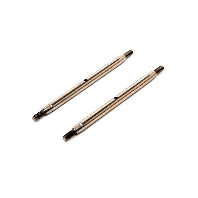 Collegamento assiale in acciaio inox M6 x 105 mm (2 pezzi): SCX10III - AXI234034