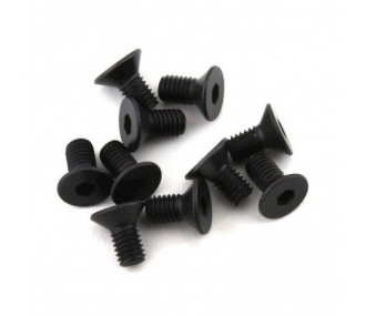 AXIAL M3 x 6 mm, vite a testa piatta (10) - AXI235174