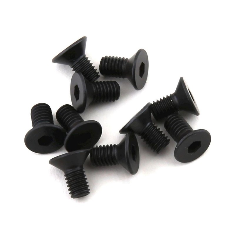 AXIAL M3 x 6mm, Flat Head Screw (10) - AXI235174