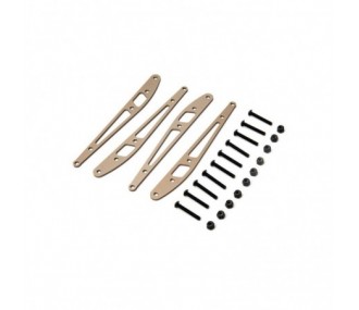 AXIAL Lower Link Plate Rear (4): RBX1 - AXI334000