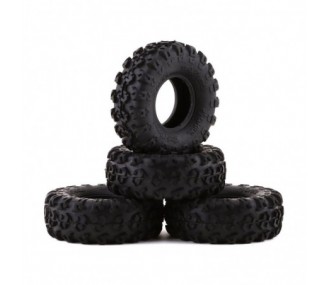 AXIAL 1.0 Rock Lizards Tires (4pcs): SCX24 - AXI40003