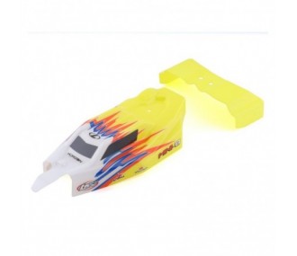 LOS210023 - LOS210023 - Body, Wing, Yellow/White: Mini-B Losi Losi