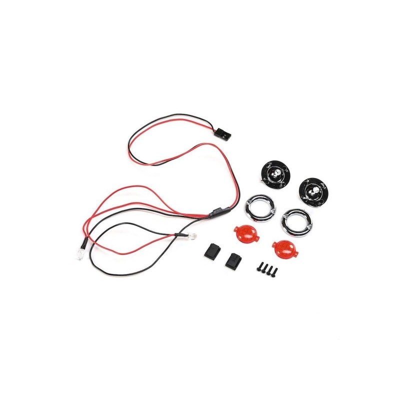 LOS240015 - LOS240015 - Set di fari anteriori a LED, Grave Digger: LMT Losi