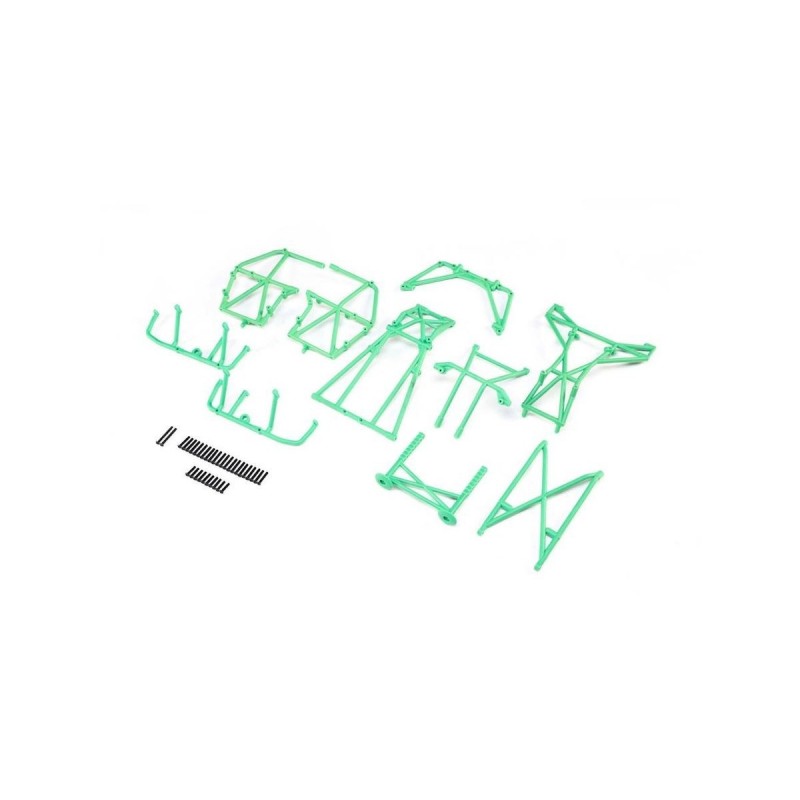 LOS241027 - LOS241027 - Cage Set, Complete, Green: LMT Losi