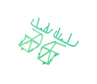 LOS241039 - LOS241039 - Side Cage and Lower Bar, Green: LMT Losi Losi