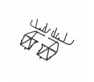 LOS241040 - LOS241040 - Side Cage and Lower Bar, Black: LMT Losi Losi