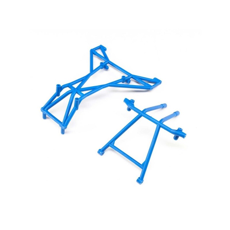 LOS241048 - LOS241048 - Top and Upper Cage Bars, Blau: LMT Losi Losi