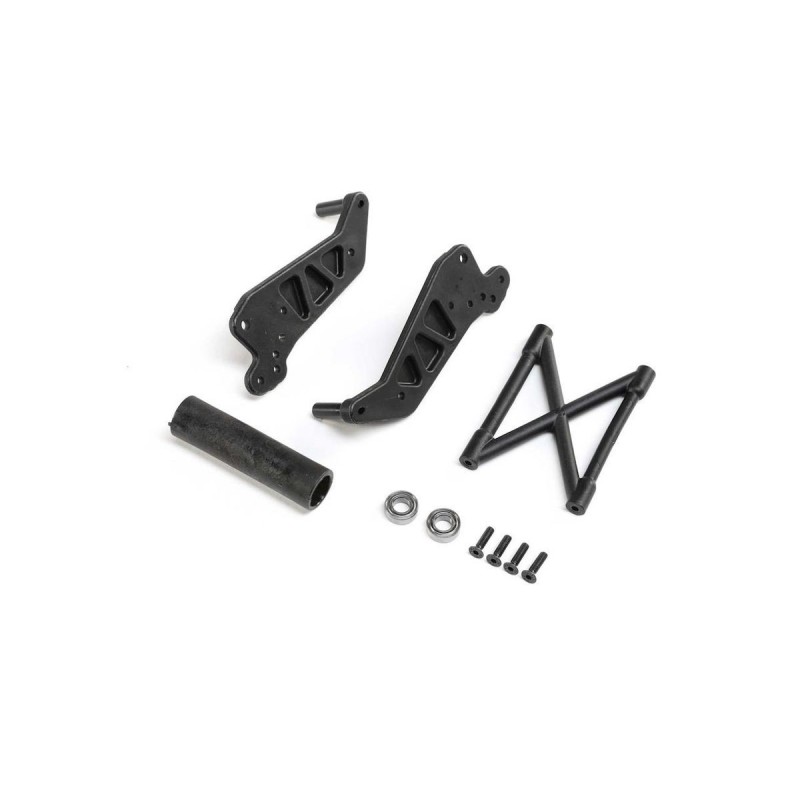 LOS241052 - LOS241052 - Wheelie Bar Set, Black: LMT Losi Losi