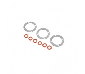 LOS242036 - LOS242036 - Outdrive O-rings and Diff Gaskets (3): LMT Losi Losi