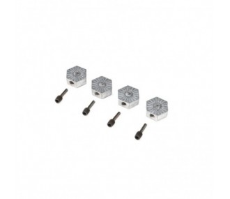 LOS242053 - LOS242053 - Adaptador hexagonal de 17mm c/tornillo (4): LMT Losi