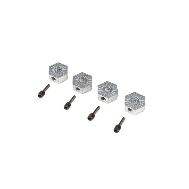 LOS242053 - LOS242053 - Adaptador hexagonal de 17mm c/tornillo (4): LMT Losi