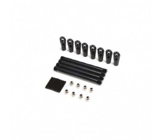 LOS244009 - LOS244009 - Upper 4-link bar set (4): LMT Losi Losi