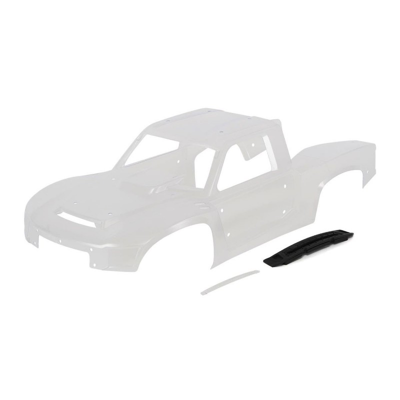 LOS250046 - LOS250046 - Body and Front Grill, Clear: SBR 2.0 Losi