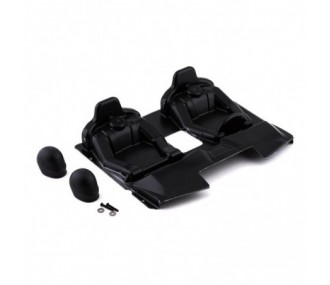 LOS250047 - LOS250047 - Juego Interior con Cascos, Transparente: SBR 2.0 Losi