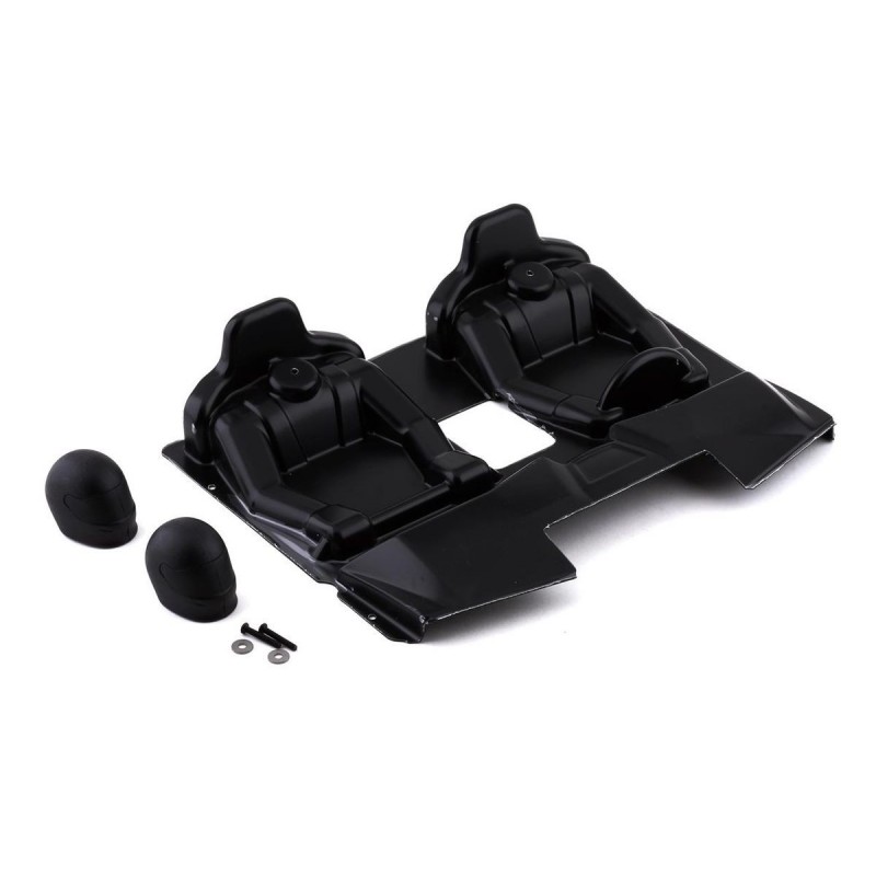 LOS250047 - LOS250047 - Juego Interior con Cascos, Transparente: SBR 2.0 Losi