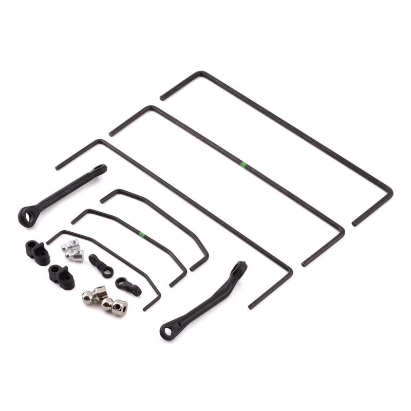 LOS254068 - LOS254068 - Front & Rear Sway Bar Set (3): SBR 2.0 Losi