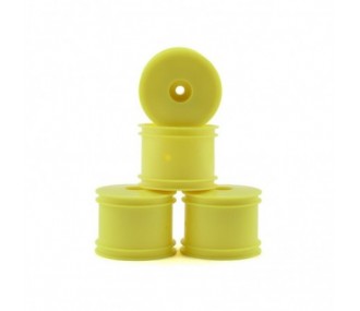 LOS41011 - LOS41011 - FR/RR Wheel, Yellow (4): Mini-T 2.0 Losi