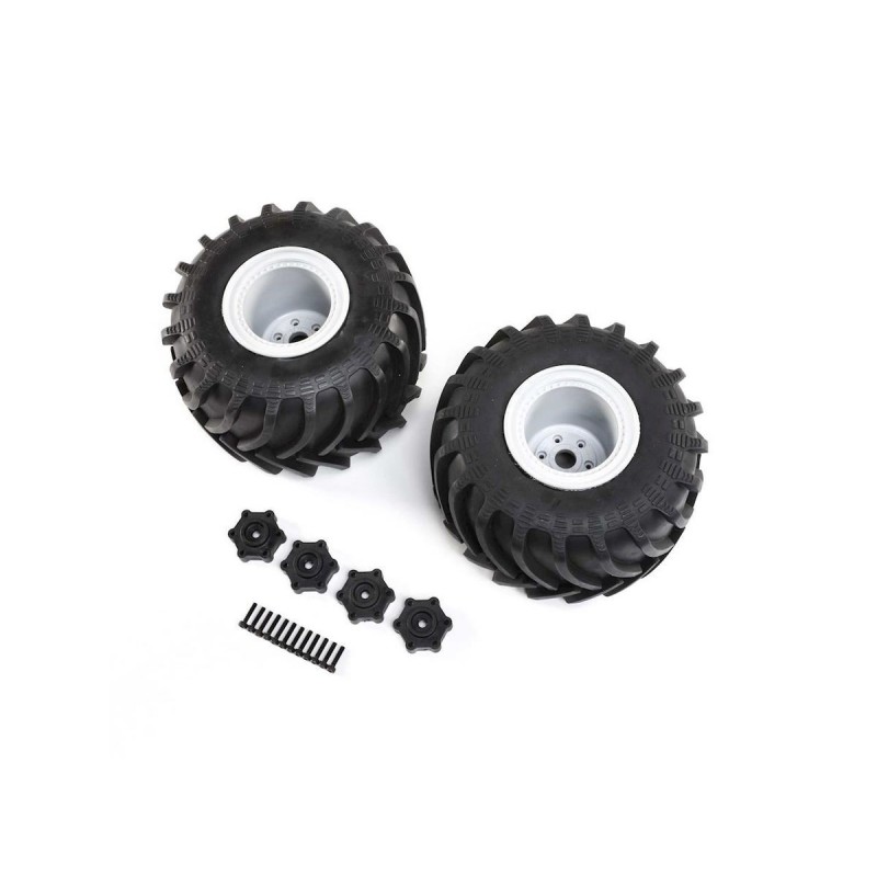 LOS43034 - LOS43034 - Mounted Monster Truck Tires, L/R: LMT Losi Losi