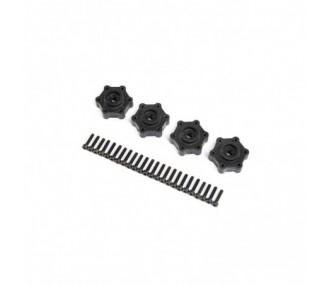 LOS43044 - LOS43044 - Inserto adattatore esagonale, 12 mm, ruota: LMT Losi