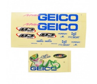 PRB0304 - Miss GEICO 17 - Autocollants PROBOAT PROBOAT