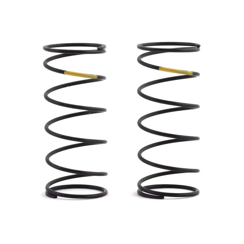 TLR233053 - Yellow Front Springs, Low Frequency, 12mm (2) TLR