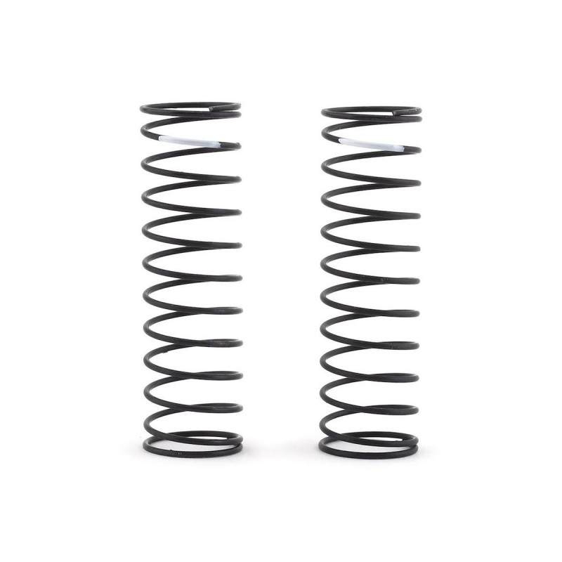 TLR233056 - White Rear Springs, Low Frequency, 12mm (2) TLR