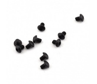 TLR235015 - Tornillos de cabeza de botón, M3 x 4mm (10) TLR