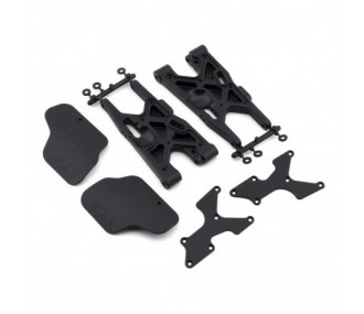 TLR244038 - Rear Arms, Inserts, Guards (2): 8X TLR