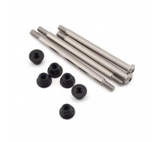 TLR244044 - Outer Hinge Pins, 3.5mm, Electro Nickel (2): 8X TLR