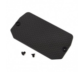 TLR331038 - Carbon Electronics Mounting Plate: 22 5.0 TLR