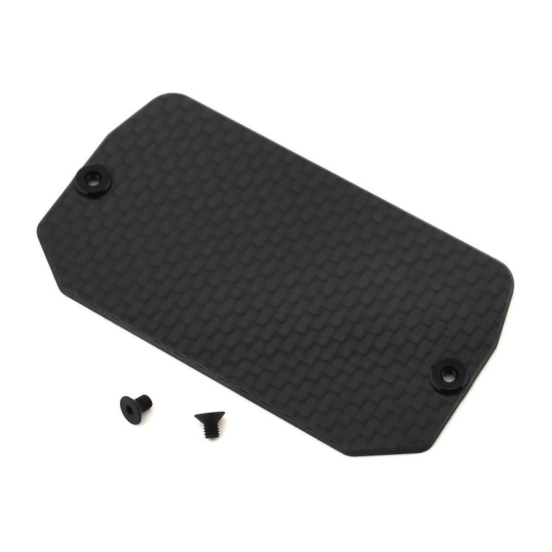 TLR331038 - Carbon Electronics Mounting Plate: 22 5.0 TLR