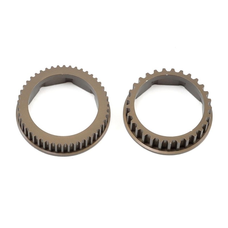TLR332062 - Aluminum Gear Diff Pulley Set: 22-4/2.0 TLR