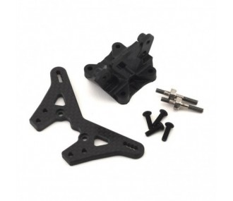 TLR334057 - Carbon Laydown Rear Tower +2mm Conversion: 22 5.0 TLR