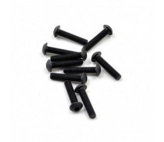 TLR5910 - M3 x 14mm Button-Head Screw (10) TLR