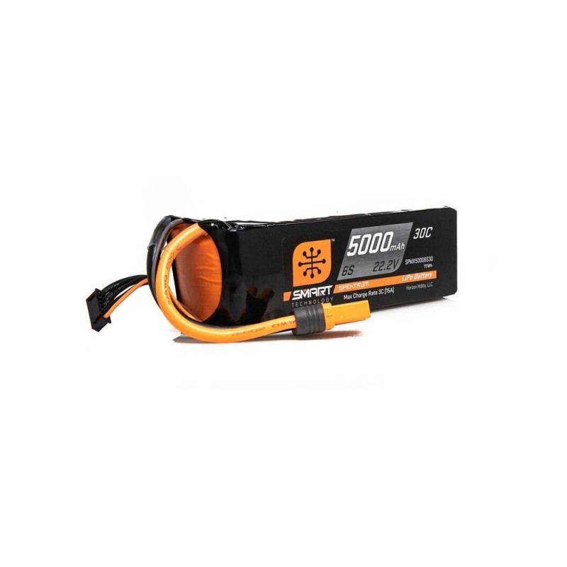 Batteria Smart Lipo 6S 22.2V 5000mAh 30C IC5 Spektrum