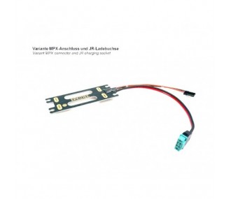 Compact' soldering board Emcotec MPX/JR sockets