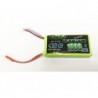 Black Lithium 2S 7.4V 1000mAh 45C JST socket battery - A2PRO