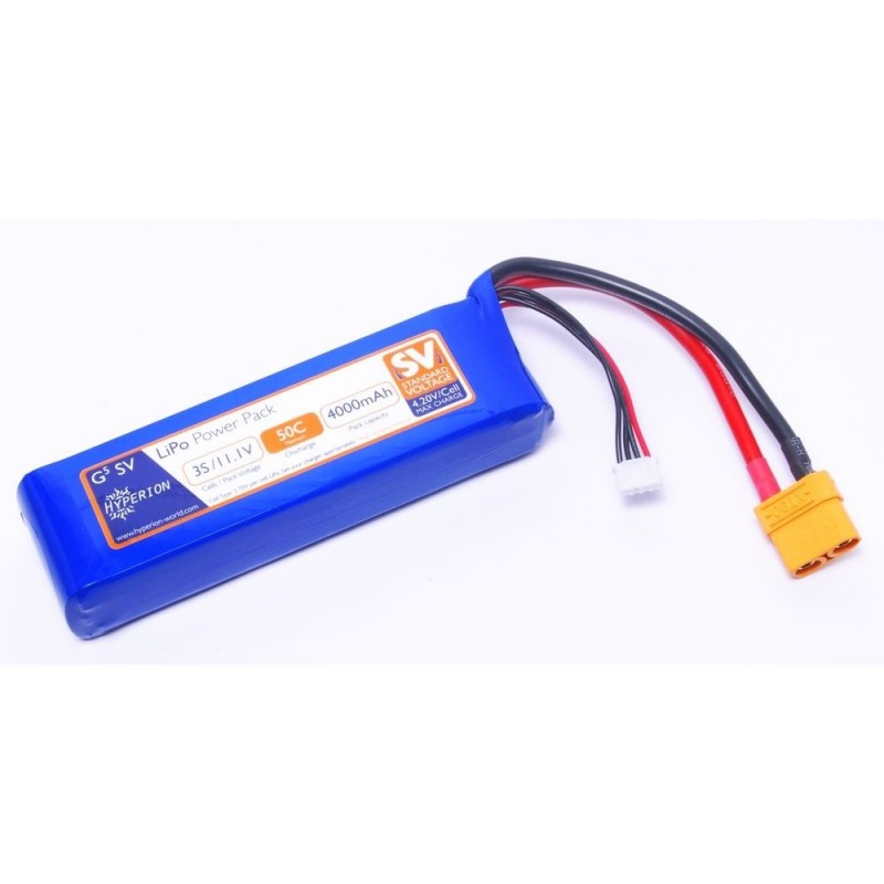 Battery Hyperion G5 SV lipo 3S 11.1V 4000mAh 50C socket xt90